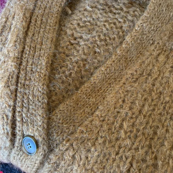 & Other Stories Warm Tan Cardigan - Picture 6 of 6